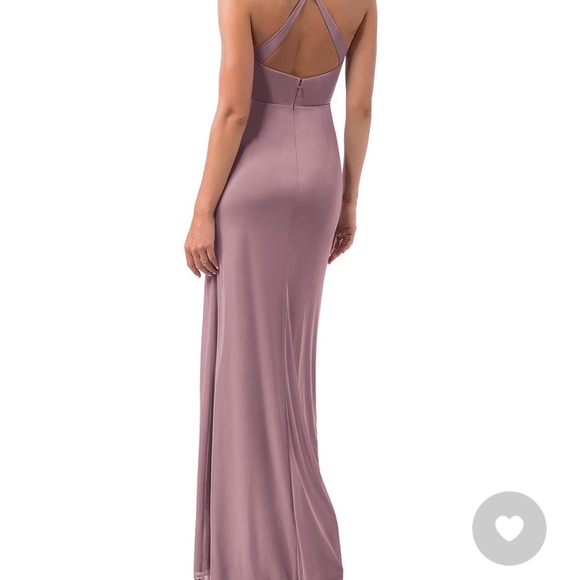 Azazie Kalea - DUSTY ROSE SIZE 4 - Picture 5 of 15